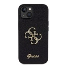 Apple iPhone 15 Uyumlu Kılıf Guess Orjinal Lisanslı 4G Büyük Metal Logolu Glitter Kapak - 2