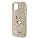 Apple iPhone 15 Uyumlu Kılıf Guess Orjinal Lisanslı 4G Büyük Metal Logolu Glitter Kapak - 11
