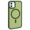 Apple iPhone 11 Uyumlu Kılıf Magsafe Şarj Özellikli Mat Arka Yüzey Zore Sio Kapak - 10