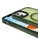 Apple iPhone 11 Uyumlu Kılıf Magsafe Şarj Özellikli Mat Arka Yüzey Zore Sio Kapak - 11