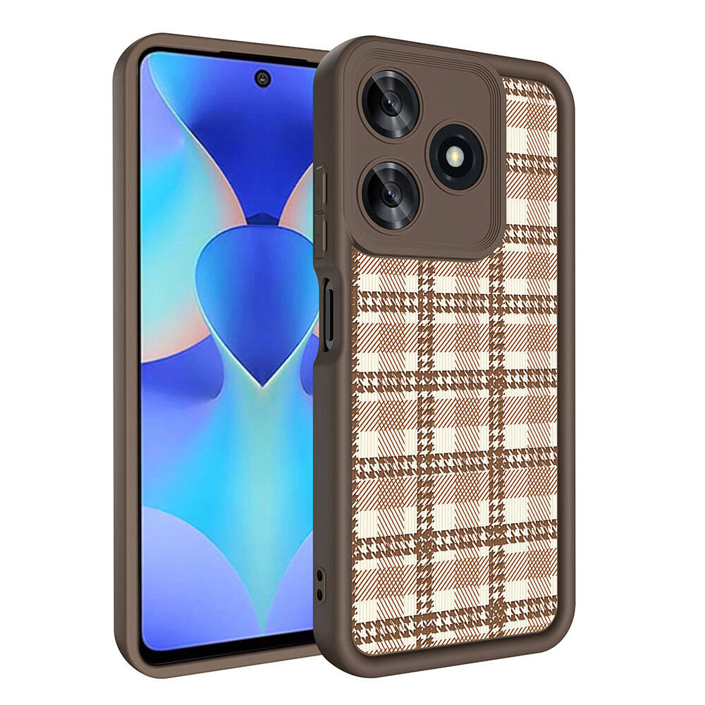 Tecno Spark 10C Uyumlu Kılıf Kamera Korumalı Baskılı Arka Yüzey Zore Klas Kapak - 3