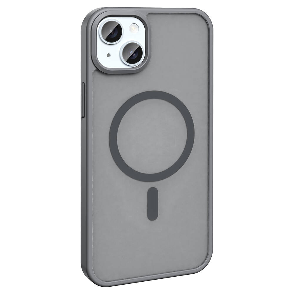 Apple iPhone 14 Plus Uyumlu Kılıf Magsafe Şarj Özellikli Mat Arka Yüzey Zore Sio Kapak - 13