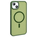 Apple iPhone 14 Uyumlu Kılıf Magsafe Şarj Özellikli Mat Arka Yüzey Zore Sio Kapak - 14