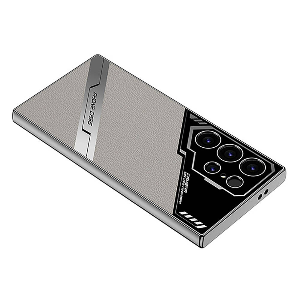 Samsung Galaxy S23 Ultra Uyumlu Kılıf Kamera Korumalı Suni Deri Tasarım Zore Yeni Seri Procase Kapak - 5