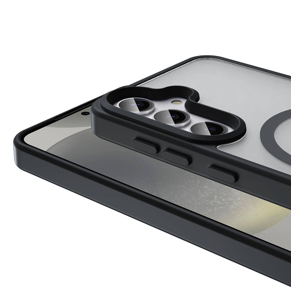 Samsung Galaxy S23 FE Uyumlu Kılıf Magsafe Şarj Özellikli Mat Arka Yüzey Zore Sio Kapak - 1