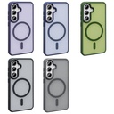 Samsung Galaxy S23 FE Uyumlu Kılıf Magsafe Şarj Özellikli Mat Arka Yüzey Zore Sio Kapak - 6