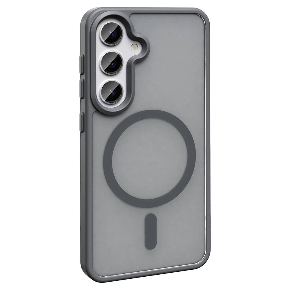 Samsung Galaxy S23 FE Uyumlu Kılıf Magsafe Şarj Özellikli Mat Arka Yüzey Zore Sio Kapak - 8