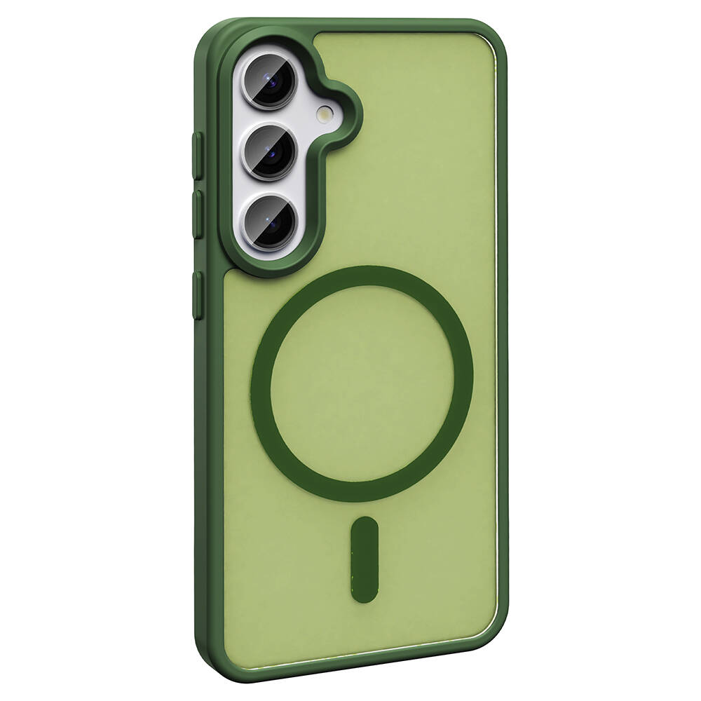 Samsung Galaxy S23 FE Uyumlu Kılıf Magsafe Şarj Özellikli Mat Arka Yüzey Zore Sio Kapak - 10