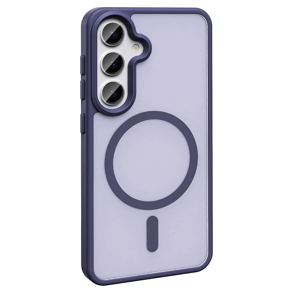 Samsung Galaxy S23 FE Uyumlu Kılıf Magsafe Şarj Özellikli Mat Arka Yüzey Zore Sio Kapak - 11