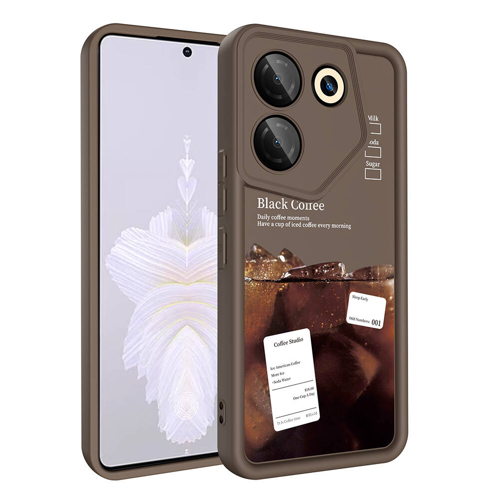 Tecno Camon 20 Pro 5G Uyumlu Kılıf Kamera Korumalı Baskılı Arka Yüzey Zore Klas Kapak - 3