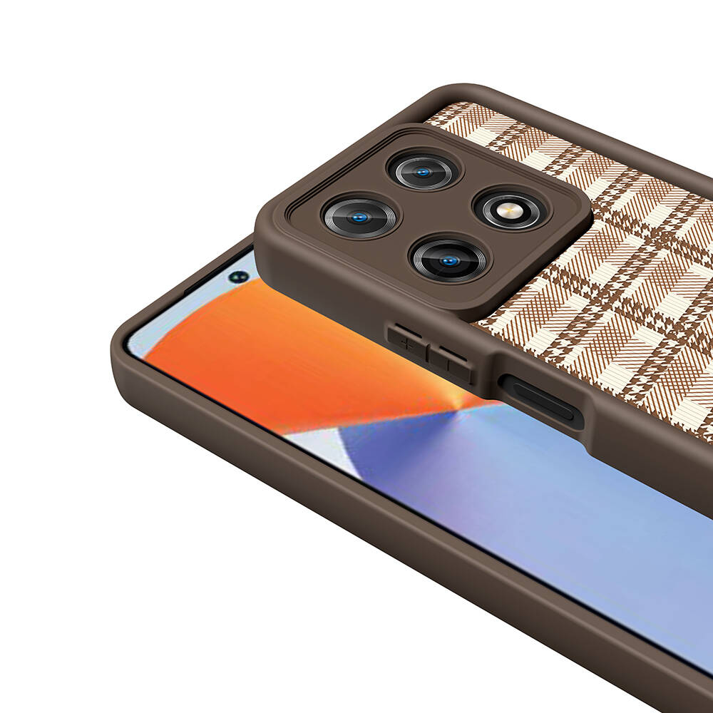 Infinix Note 30 Uyumlu Pro Kılıf Kamera Korumalı Baskılı Arka Yüzey Zore Klas Kapak - 5