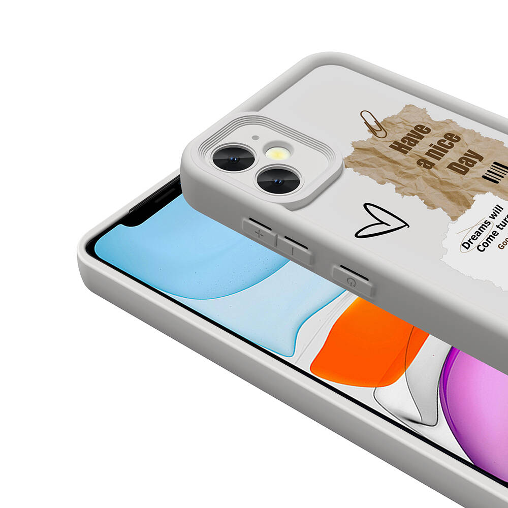 Apple iPhone 11 Uyumlu Kılıf Kamera Korumalı Baskılı Arka Yüzey Zore Klas Kapak - 5