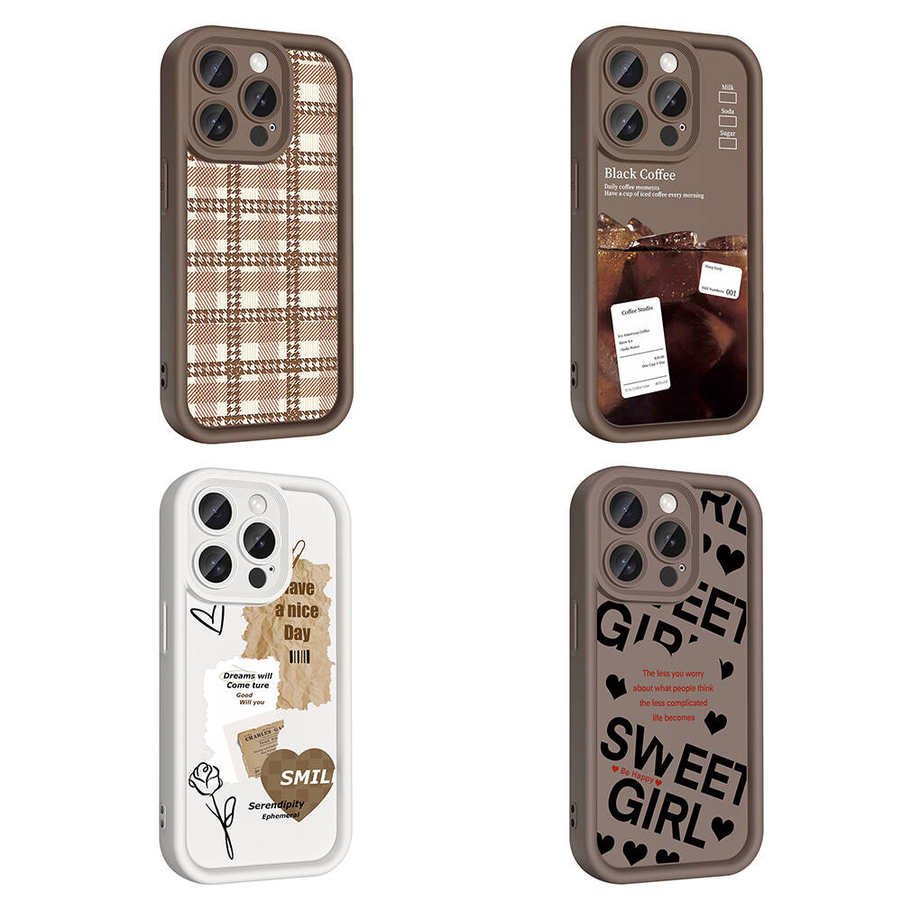 Apple iPhone 14 Pro Uyumlu Kılıf Kamera Korumalı Baskılı Arka Yüzey Zore Klas Kapak - 8