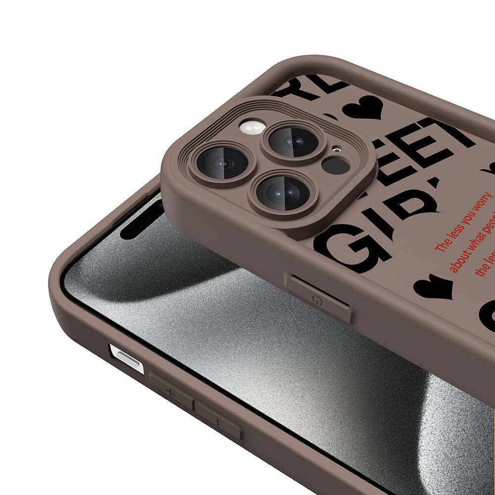 Apple iPhone 14 Pro Max Uyumlu Kılıf Kamera Korumalı Baskılı Arka Yüzey Zore Klas Kapak - 6