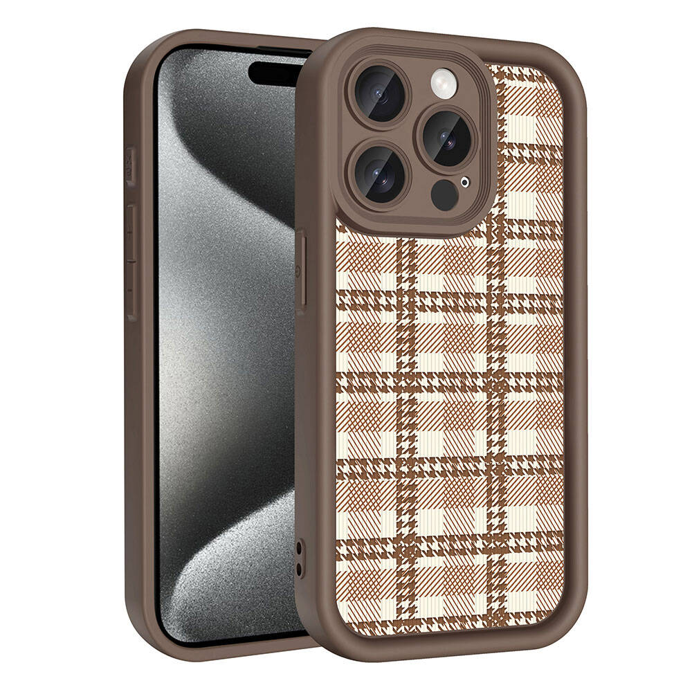 Apple iPhone 15 Pro Uyumlu Kılıf Kamera Korumalı Baskılı Arka Yüzey Zore Klas Kapak - 1