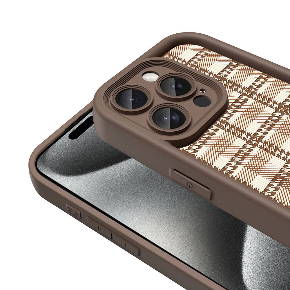 Apple iPhone 15 Pro Uyumlu Kılıf Kamera Korumalı Baskılı Arka Yüzey Zore Klas Kapak - 5