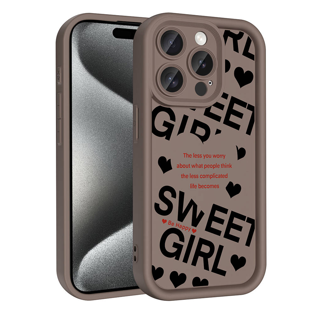 Apple iPhone 15 Pro Max Uyumlu Kılıf Kamera Korumalı Baskılı Arka Yüzey Zore Klas Kapak - 3