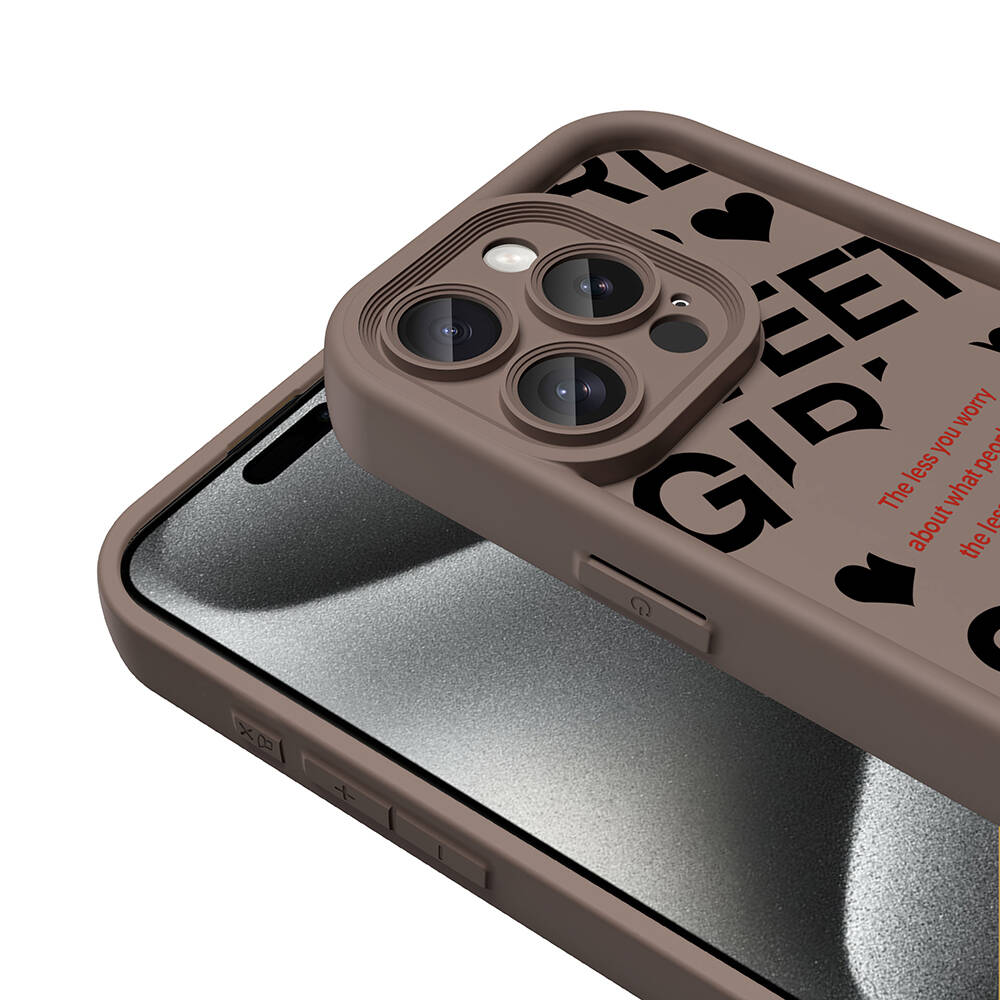 Apple iPhone 15 Pro Max Uyumlu Kılıf Kamera Korumalı Baskılı Arka Yüzey Zore Klas Kapak - 7