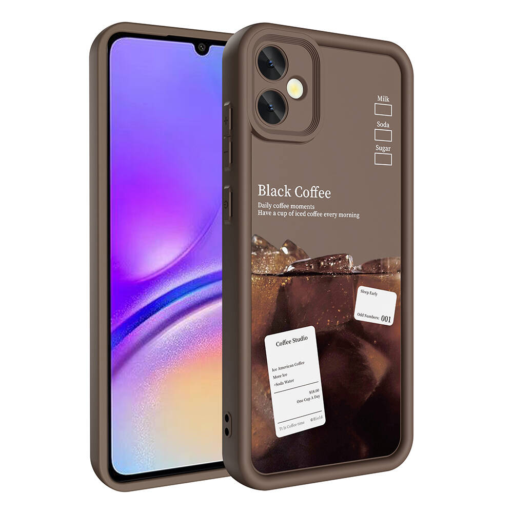 Samsung Galaxy A05 Uyumlu Kılıf Kamera Korumalı Baskılı Arka Yüzey Zore Klas Kapak - 1