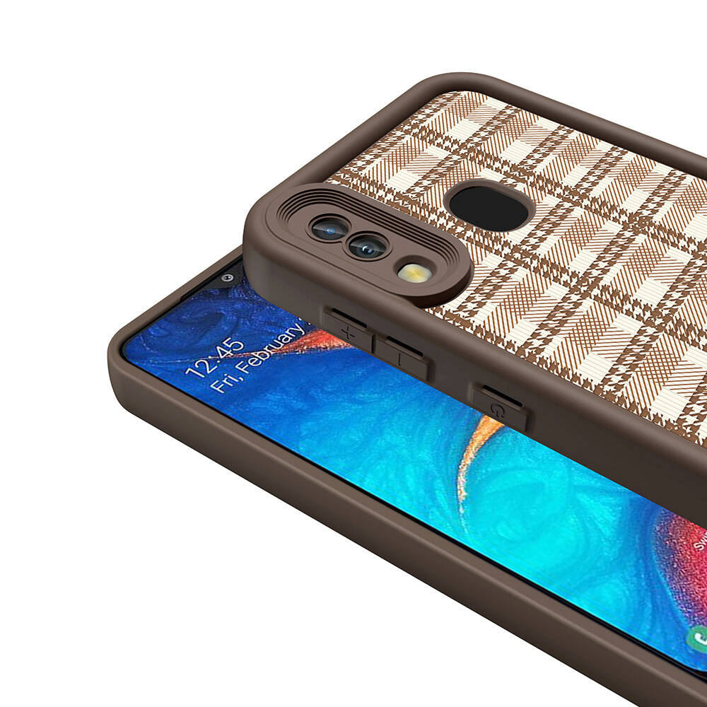 Samsung Galaxy A20 Uyumlu Kılıf Kamera Korumalı Baskılı Arka Yüzey Zore Klas Kapak - 4