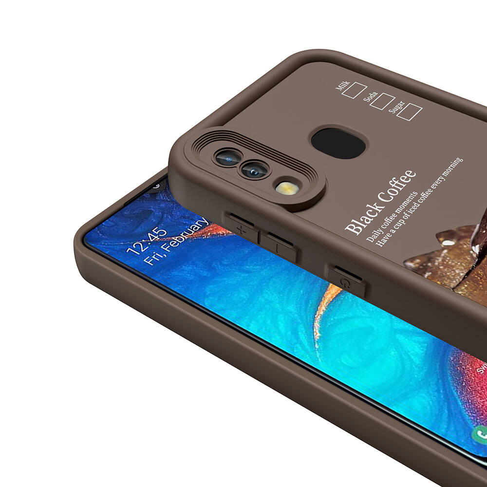 Samsung Galaxy A20 Uyumlu Kılıf Kamera Korumalı Baskılı Arka Yüzey Zore Klas Kapak - 6