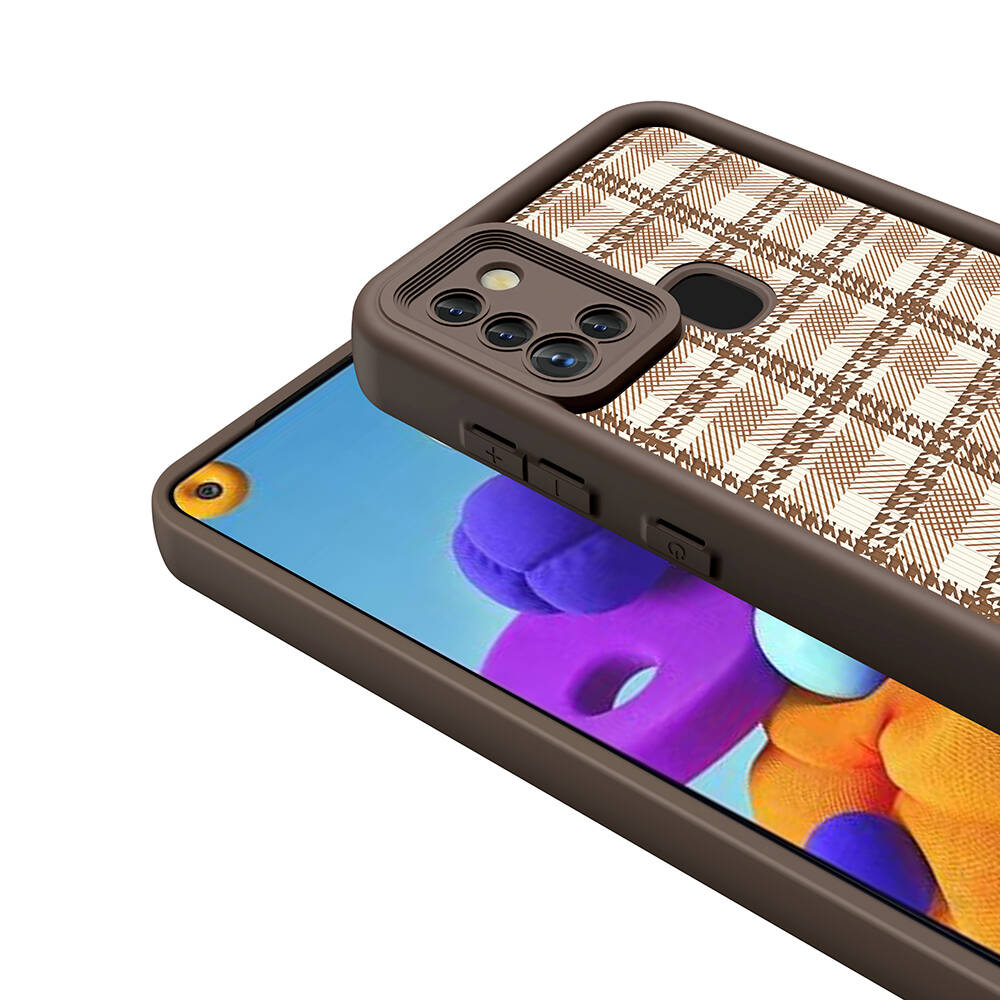 Samsung Galaxy A21S Uyumlu Kılıf Kamera Korumalı Baskılı Arka Yüzey Zore Klas Kapak - 5