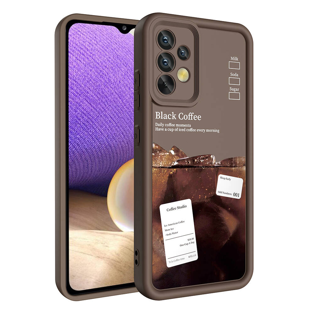 Samsung Galaxy A32 4G Uyumlu Kılıf Kamera Korumalı Baskılı Arka Yüzey Zore Klas Kapak - 2