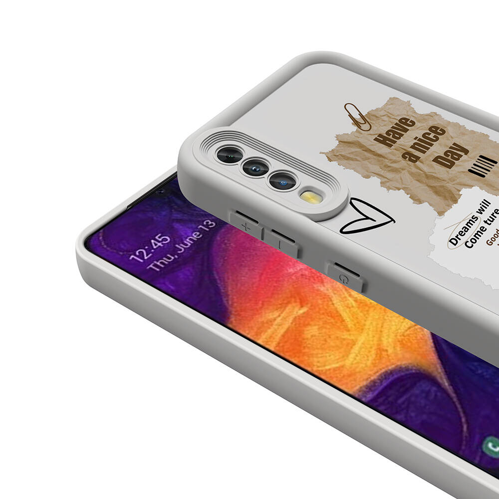 Samsung Galaxy A50 Uyumlu Kılıf Kamera Korumalı Baskılı Arka Yüzey Zore Klas Kapak - 7