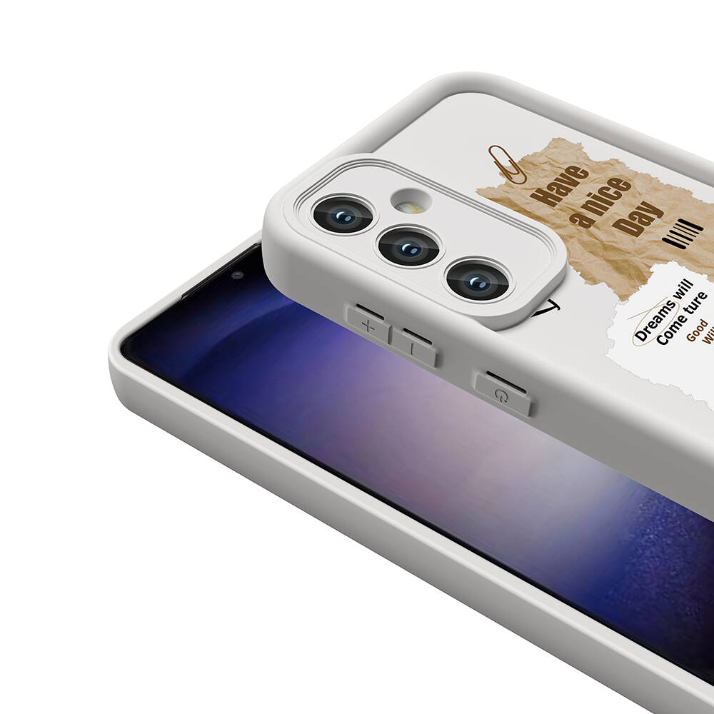 Samsung Galaxy A55 Uyumlu Kılıf Kamera Korumalı Baskılı Arka Yüzey Zore Klas Kapak - 6