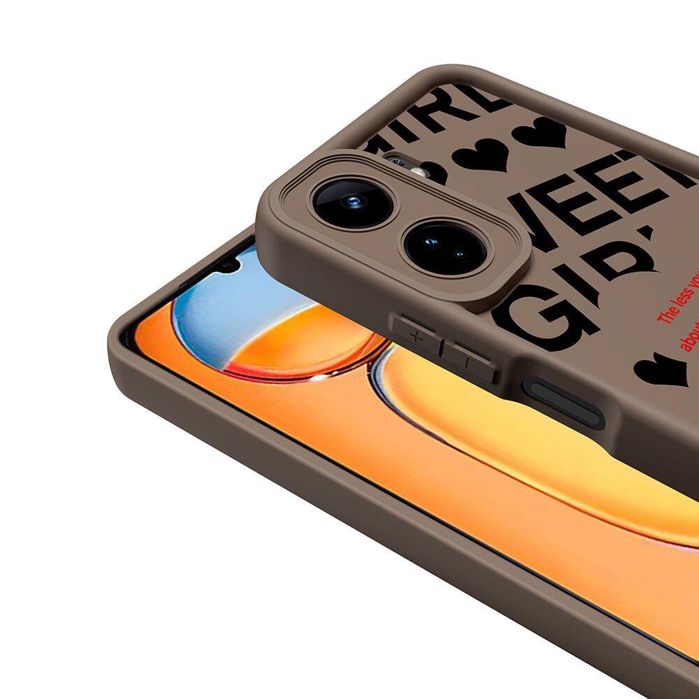 Xiaomi Redmi 13C Uyumlu Kılıf Kamera Korumalı Baskılı Arka Yüzey Zore Klas Kapak - 5