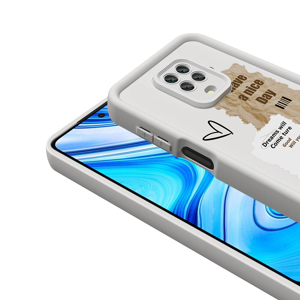 Xiaomi Redmi Note 9S Uyumlu Kılıf Kamera Korumalı Baskılı Arka Yüzey Zore Klas Kapak - 7