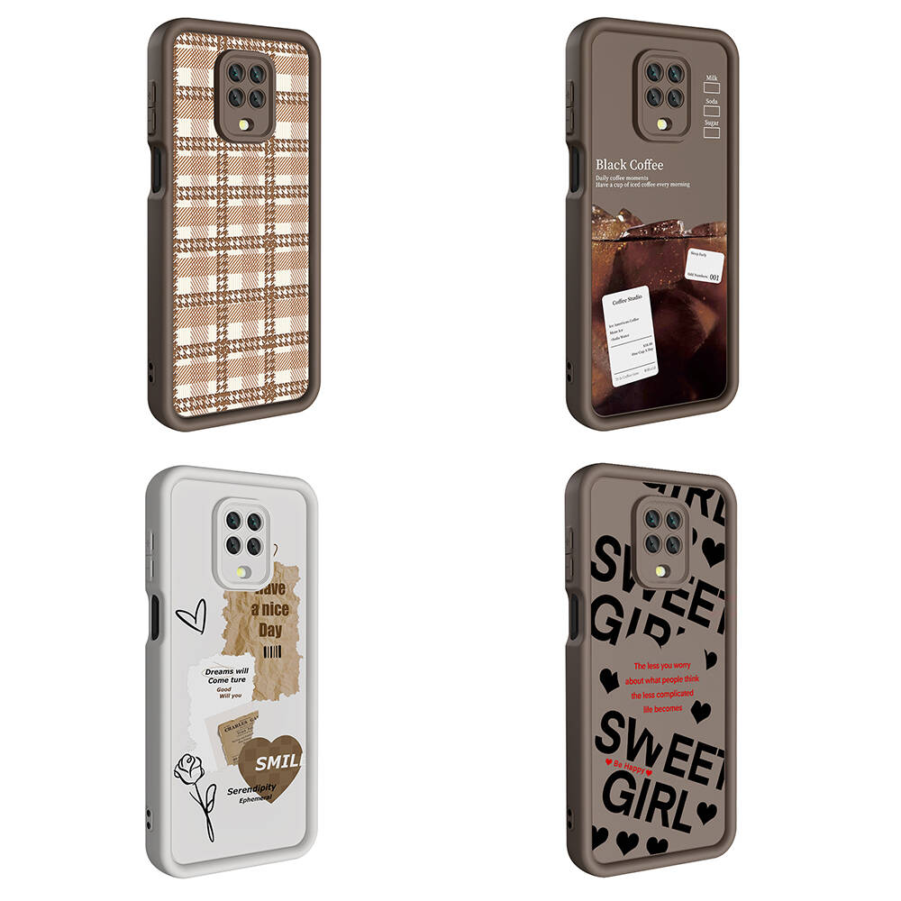 Xiaomi Redmi Note 9S Uyumlu Kılıf Kamera Korumalı Baskılı Arka Yüzey Zore Klas Kapak - 8