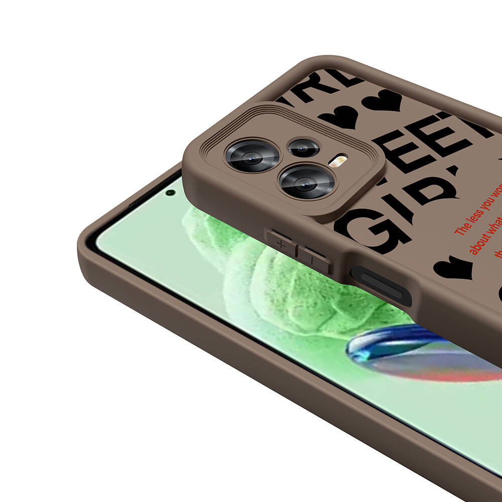 Xiaomi Redmi Note 12 5G Uyumlu Kılıf Kamera Korumalı Baskılı Arka Yüzey Zore Klas Kapak - 4