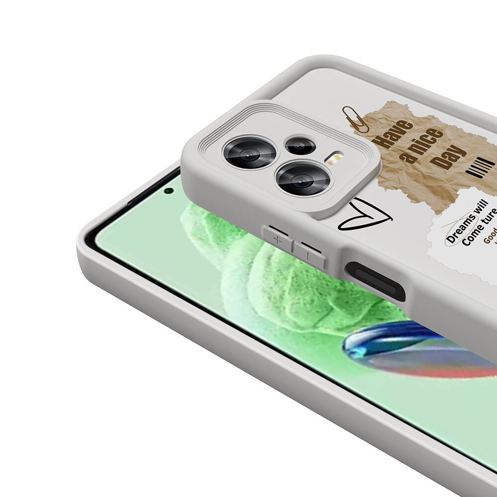 Xiaomi Redmi Note 12 5G Uyumlu Kılıf Kamera Korumalı Baskılı Arka Yüzey Zore Klas Kapak - 6