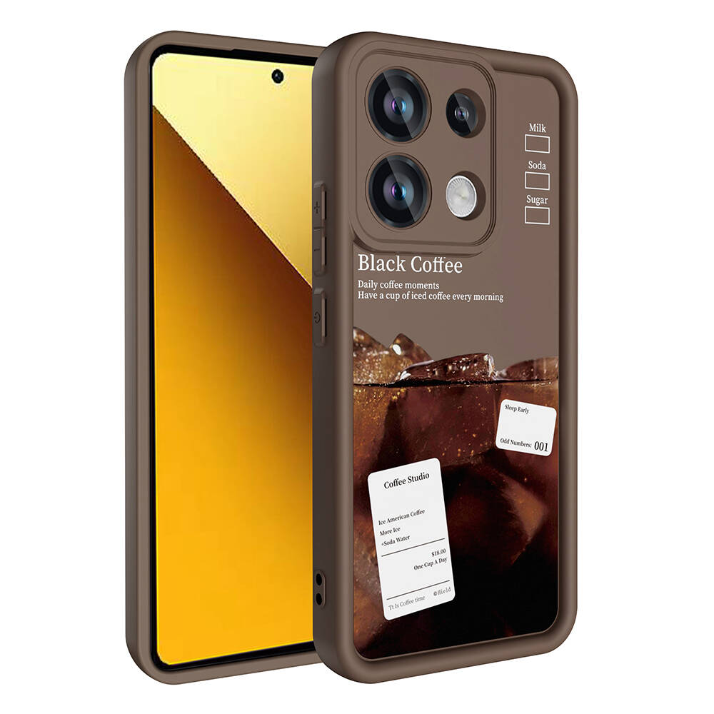 Xiaomi Redmi Note 13 4G Kılıf Kamera Korumalı Baskılı Arka Yüzey Zore Klas Kapak - 2