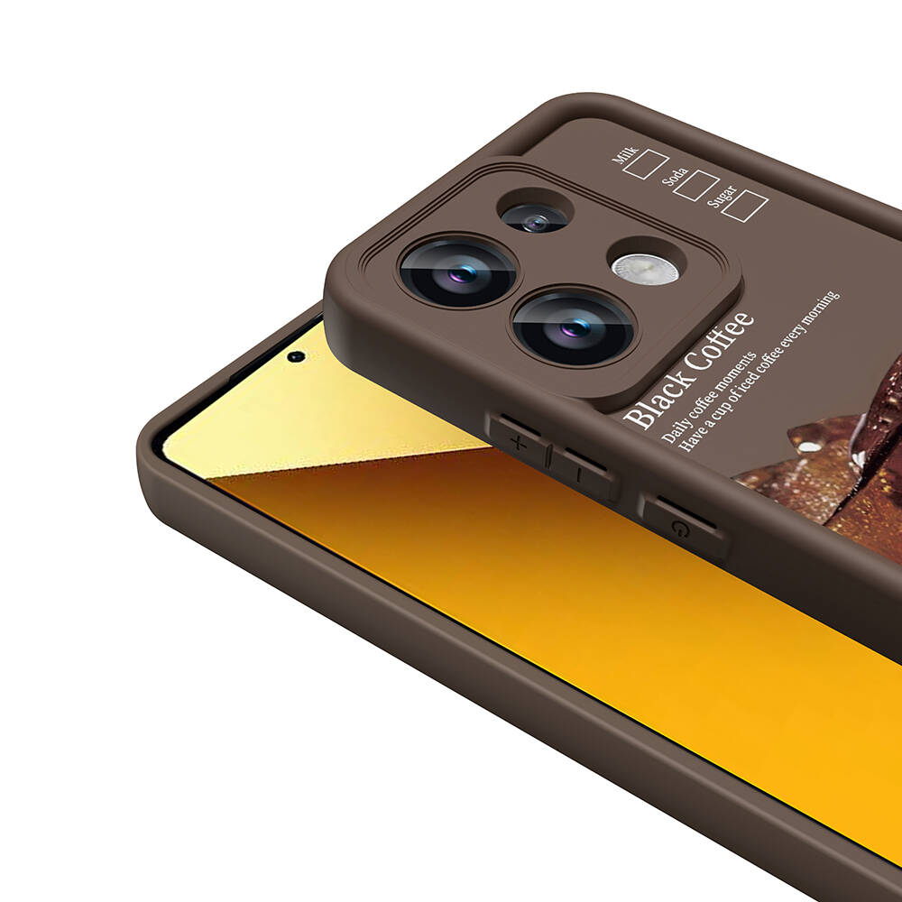 Xiaomi Redmi Note 13 Pro 4G Uyumlu Kılıf Kamera Korumalı Baskılı Arka Yüzey Zore Klas Kapak - 5