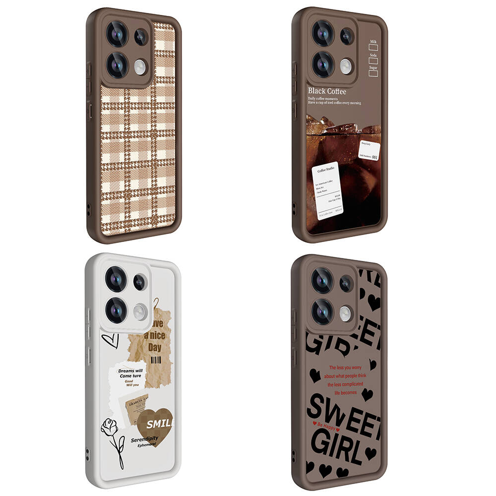 Xiaomi Redmi Note 13 Pro 4G Uyumlu Kılıf Kamera Korumalı Baskılı Arka Yüzey Zore Klas Kapak - 8