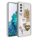 Samsung Galaxy S20 FE Uyumlu Kılıf Kamera Korumalı Baskılı Arka Yüzey Zore Klas Kapak - 2