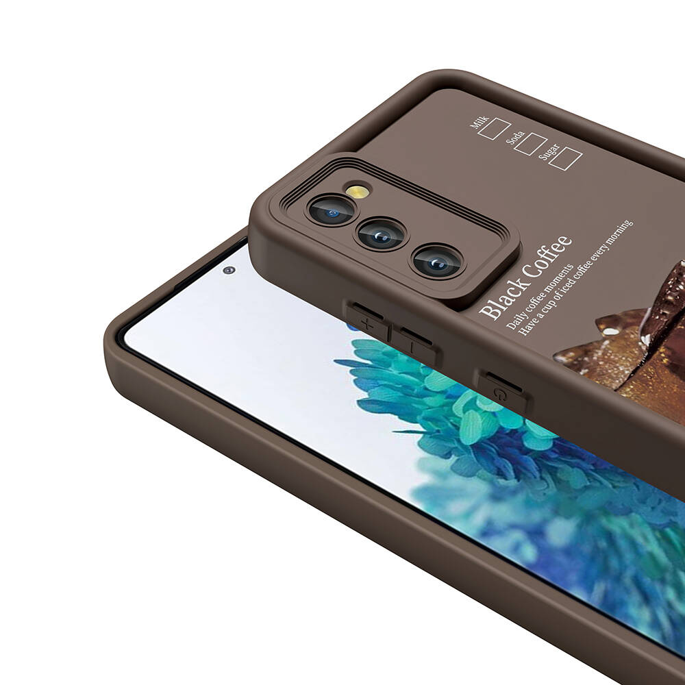 Samsung Galaxy S20 FE Uyumlu Kılıf Kamera Korumalı Baskılı Arka Yüzey Zore Klas Kapak - 7