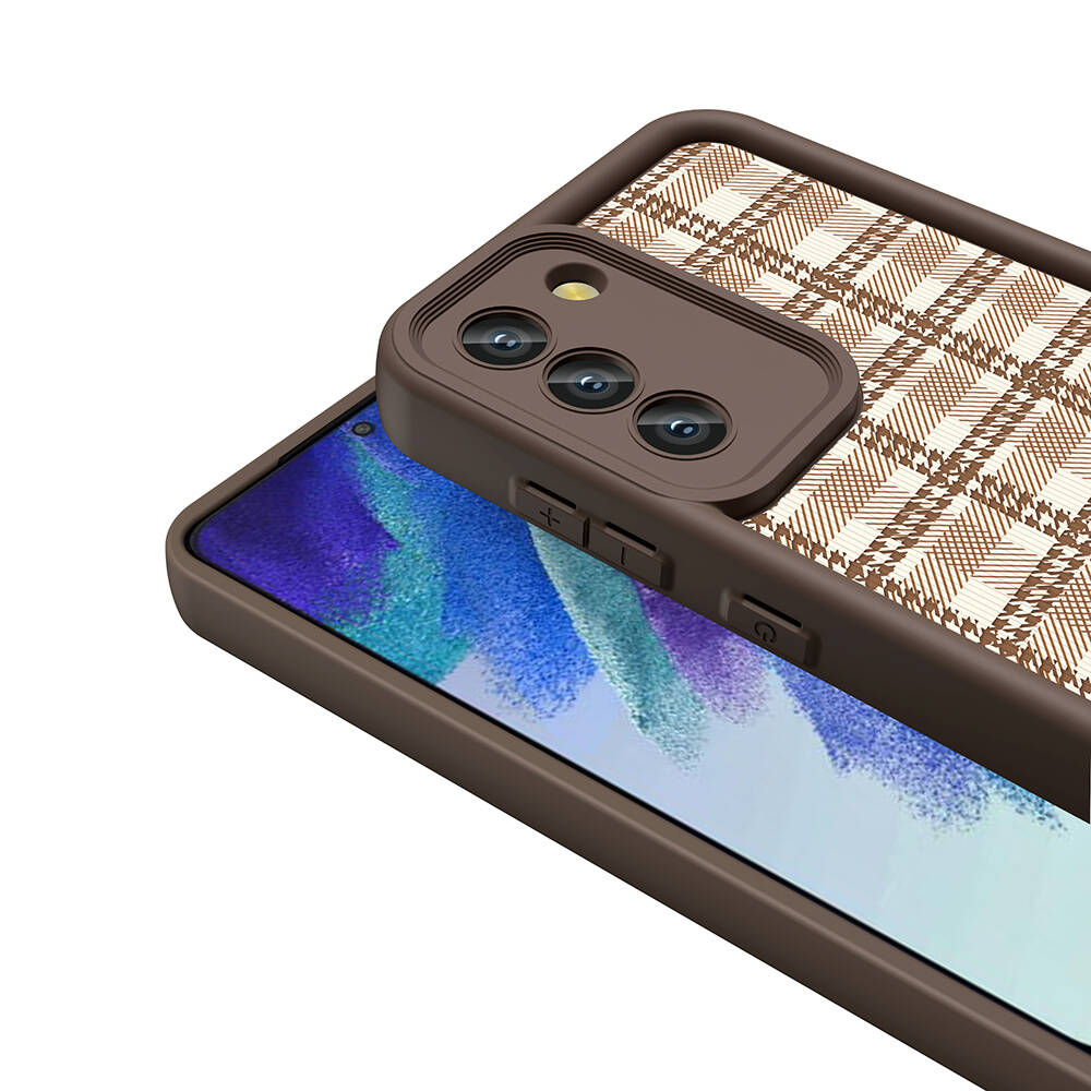 Samsung Galaxy S21 FE Uyumlu Kılıf Kamera Korumalı Baskılı Arka Yüzey Zore Klas Kapak - 4