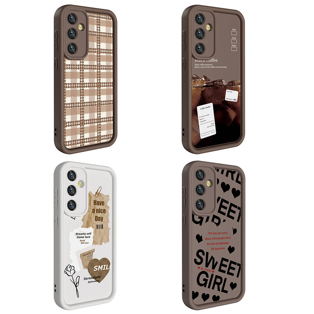 Samsung Galaxy S23 FE Uyumlu Kılıf Kamera Korumalı Baskılı Arka Yüzey Zore Klas Kapak - 8