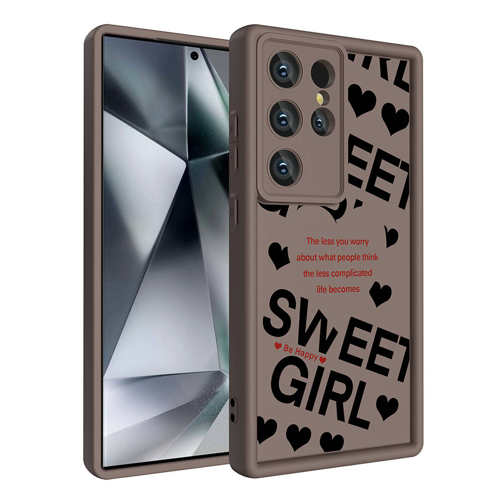 Samsung Galaxy S23 Ultra Uyumlu Kılıf Kamera Korumalı Baskılı Arka Yüzey Zore Klas Kapak - 3