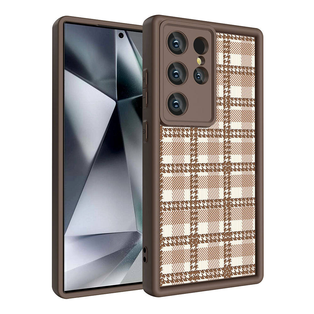 Samsung Galaxy S24 Ultra Uyumlu Kılıf Kamera Korumalı Baskılı Arka Yüzey Zore Klas Kapak - 3