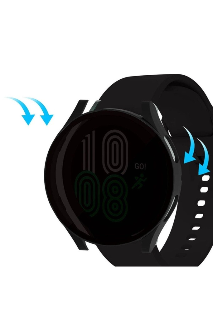 Samsung Galaxy Watch 6 44mm Uyumlu Sert PC Kasa ve Privacy Hayalet Ekran Koruyucu Zore Watch Gard 32