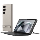 Samsung Galaxy S24 Ultra Uyumlu Kılıf Kamera Korumalı Suni Deri Tasarım Zore Droga Standlı Kartlıklı Kapaklı Kılıf - 2