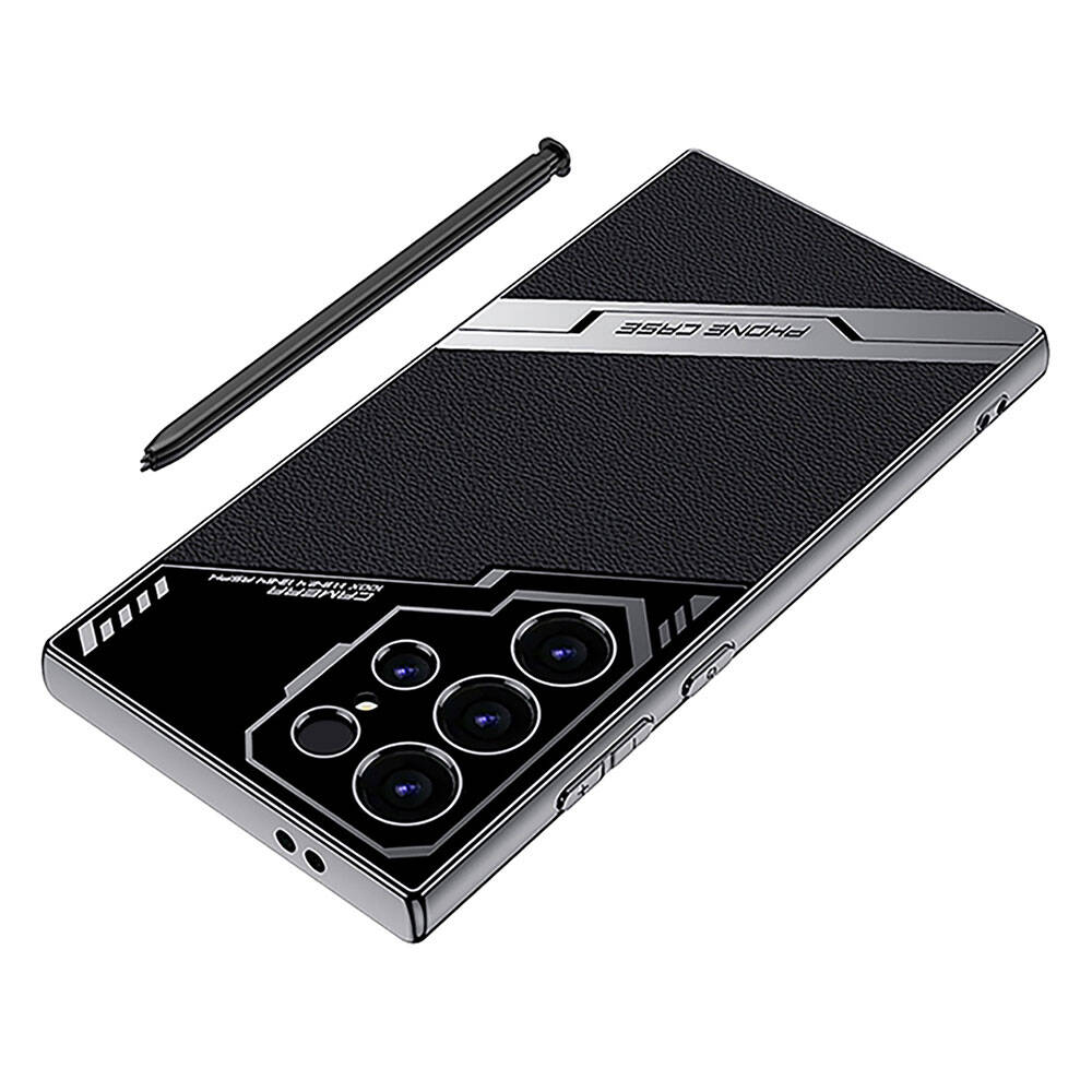 Samsung Galaxy S24 Ultra Uyumlu Kılıf Kamera Korumalı Suni Deri Tasarım Zore Yeni Seri Procase Kapak - 2