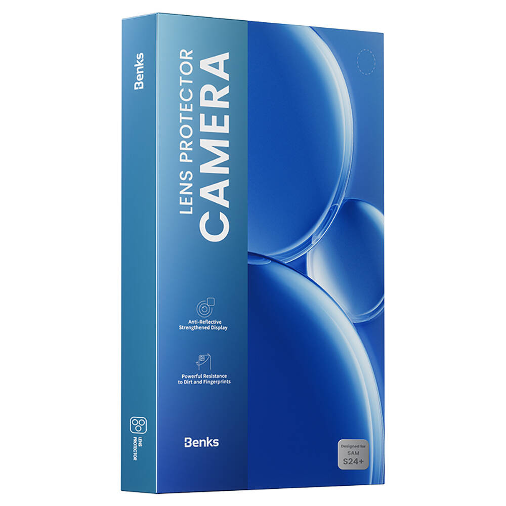 Samsung Galaxy S24 Uyumlu Oleofobik ​Anti-Reflective Benks Glass Warrior Safir Kamera Lens Koruyucu - 1