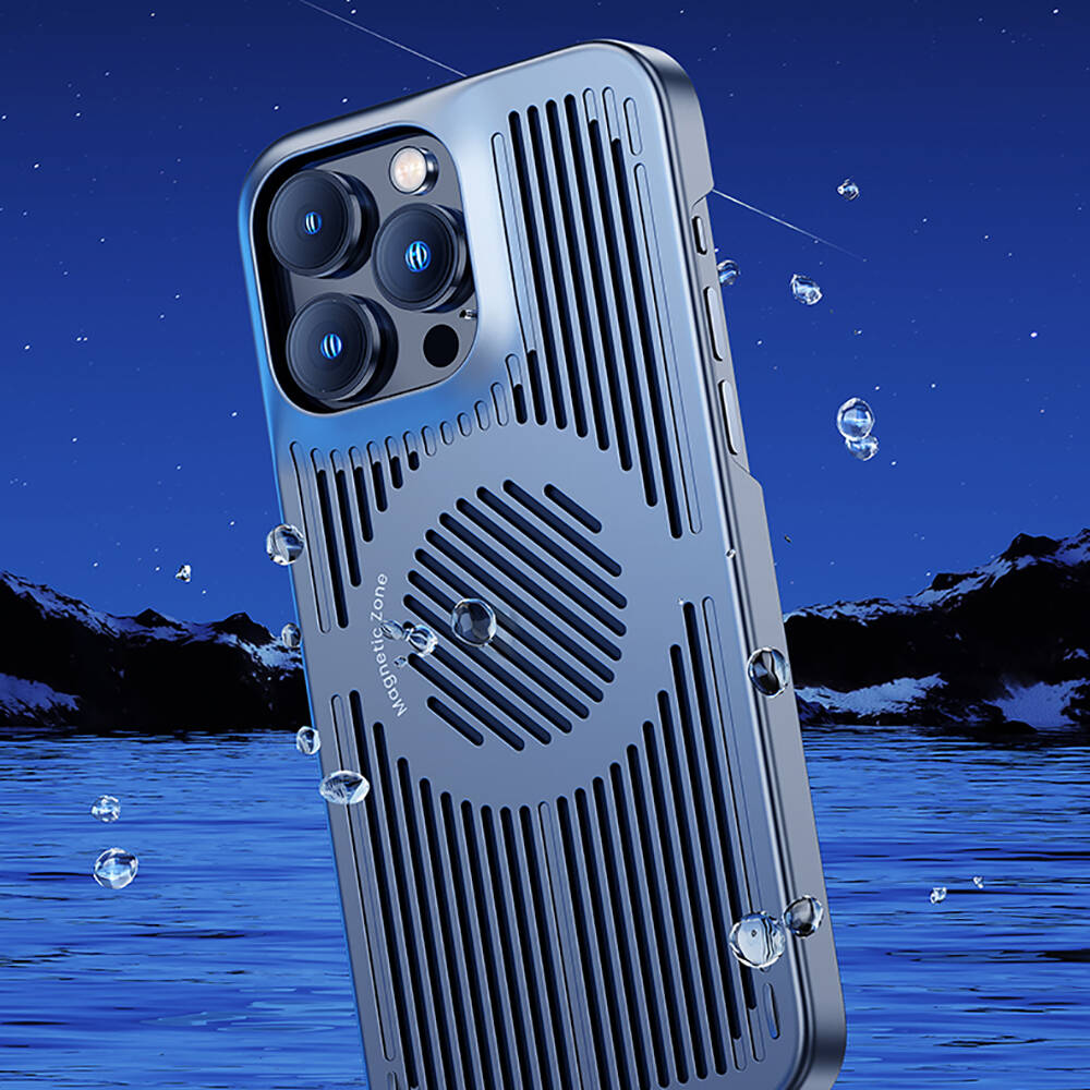 Apple iPhone 14 Pro Uyumlu Kılıf Magsafe Şarj Özellikli Soğutucu Benks Biliz Kapak - 7