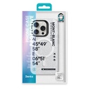 Apple iPhone 15 Pro Uyumlu Kılıf Magsafe Şarj Özellikli Koordinat Yazı Desenli Benks Summit Serisi Kapak - 5