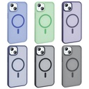 Apple iPhone 15 Uyumlu Kılıf Magsafe Şarj Özellikli Mat Arka Yüzey Zore Sio Kapak - 1